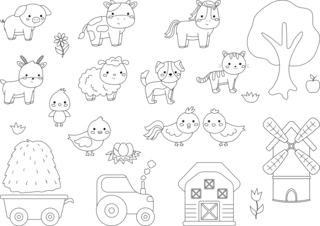 Animales domésticos5 - Coloreados de animales - Coloriages - 10doigts.fr