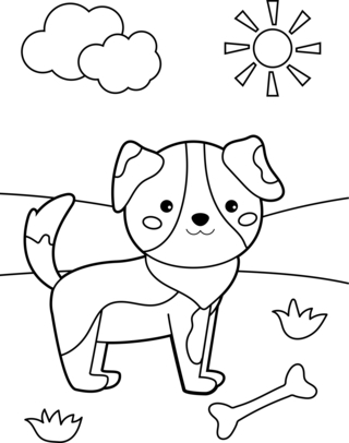 Animales-domésticos8 - Coloreados de animales - Coloriages - 10doigts.fr
