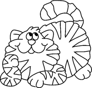 Gato 20 - Coloreados de animales - Coloriages - 10doigts.fr