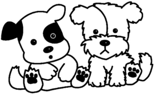 Perro 24 - Coloreados de animales - Coloriages - 10doigts.fr