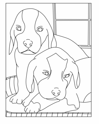 Perro 28 - Coloreados de animales - Coloriages - 10doigts.fr