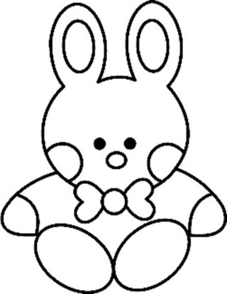 Conejo n05 - Coloreados de animales - Coloriages - 10doigts.fr