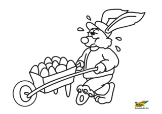 Conejo n50 - Coloreados de animales - Coloriages - 10doigts.fr