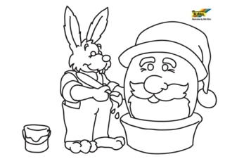 Conejo n51 - Coloreados de animales - Coloriages - 10doigts.fr