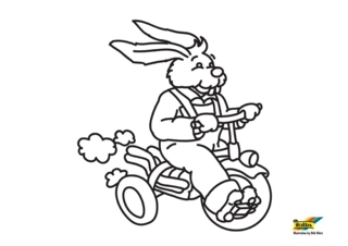 Conejo n62 - Coloreados de animales - Coloriages - 10doigts.fr