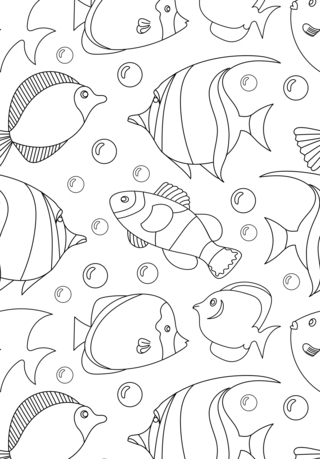 Animales marinos10 - Coloreados de animales - Coloriages - 10doigts.fr