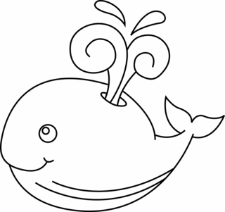 Ballena 01 - Coloreados de animales - Coloriages - 10doigts.fr
