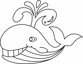 Ballena 05 - Coloreados de animales - Coloriages - 10doigts.fr