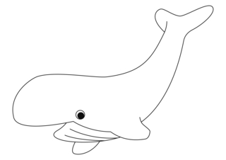 Ballena 08 - Coloreados de animales - Coloriages - 10doigts.fr