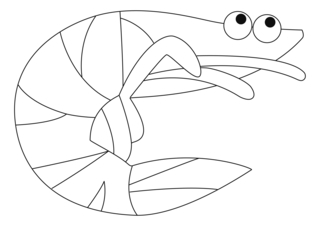 Gamba 01 - Coloreados de animales - Coloriages - 10doigts.fr