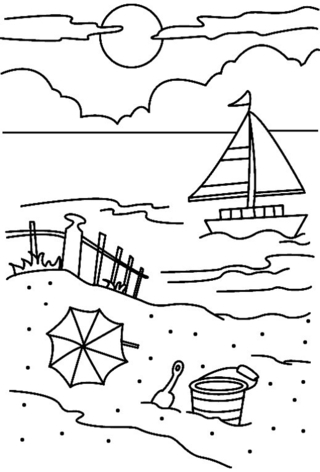 Playa 01 - Coloreados de animales - Coloriages - 10doigts.fr