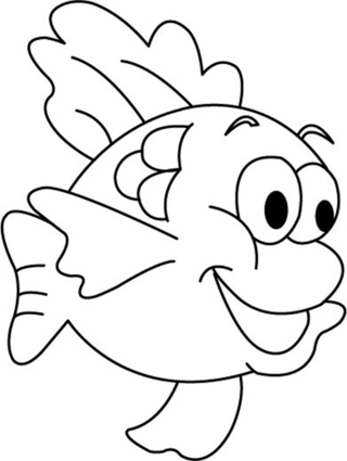 Pez 07 - Coloreados de animales - Coloriages - 10doigts.fr