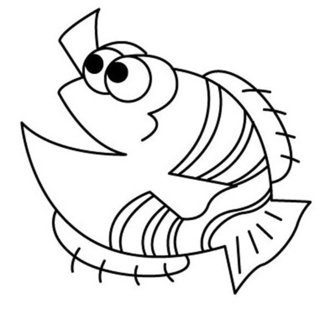 Pez 16 - Coloreados de animales - Coloriages - 10doigts.fr