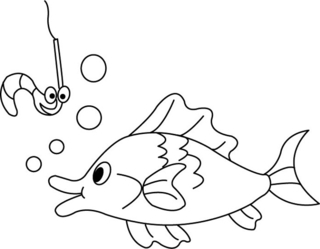 Pez 22 - Coloreados de animales - Coloriages - 10doigts.fr
