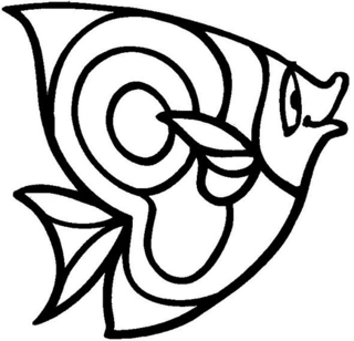 Pez 30 - Coloreados de animales - Coloriages - 10doigts.fr