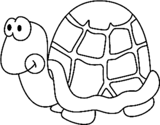 Tortuga 03 - Coloreados de animales - Coloriages - 10doigts.fr