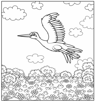 Animales-voladores10 - Coloreados de animales - Coloriages - 10doigts.fr