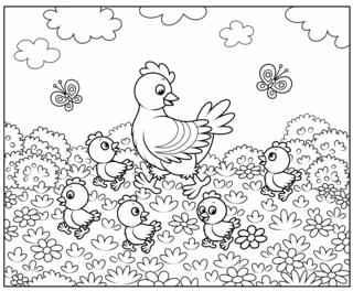 Animales voladores11 - Coloreados de animales - Coloriages - 10doigts.fr