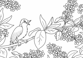 Animales voladores14 - Coloreados de animales - Coloriages - 10doigts.fr