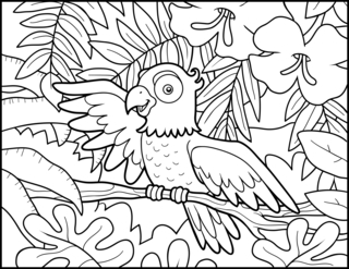 Animales voladores16 - Coloreados de animales - Coloriages - 10doigts.fr
