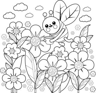 Animales voladores5 - Coloreados de animales - Coloriages - 10doigts.fr