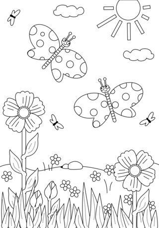 Animales voladores7 - Coloreados de animales - Coloriages - 10doigts.fr