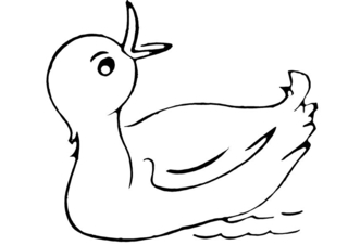 Pato 22 - Coloreados de animales - Coloriages - 10doigts.fr