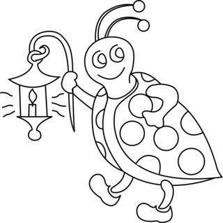 Mariquita 04 - Coloreados de animales - Coloriages - 10doigts.fr
