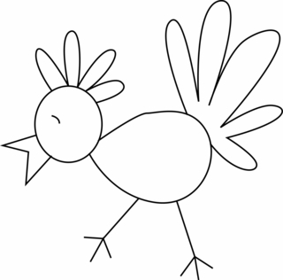 Pájaro 18 - Coloreados de animales - Coloriages - 10doigts.fr