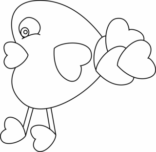 Pájaro 32 - Coloreados de animales - Coloriages - 10doigts.fr