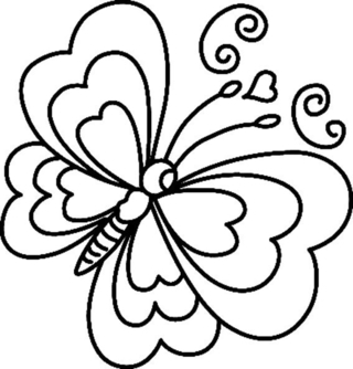 Mariposa 06 - Coloreados de animales - Coloriages - 10doigts.fr