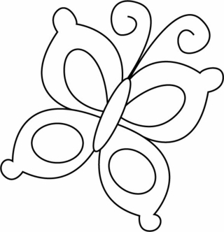 Mariposa 08 - Coloreados de animales - Coloriages - 10doigts.fr