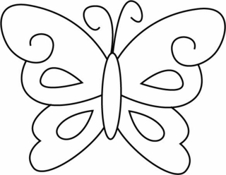 Mariposa 10 - Coloreados de animales - Coloriages - 10doigts.fr