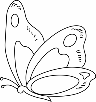 Mariposa 13 - Coloreados de animales - Coloriages - 10doigts.fr