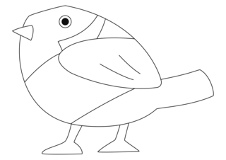 Pie 01 - Coloreados de animales - Coloriages - 10doigts.fr