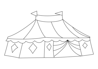 Capitel 01 - Coloreables de circo - Coloreables - 10doigts.com