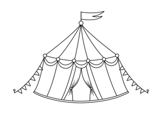 Carpa - Coloreables de circo - Coloreables - 10doigts.com