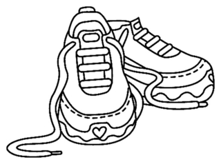 Zapatos 03 - Coloreados variados - Coloreables - 10doigts.com
