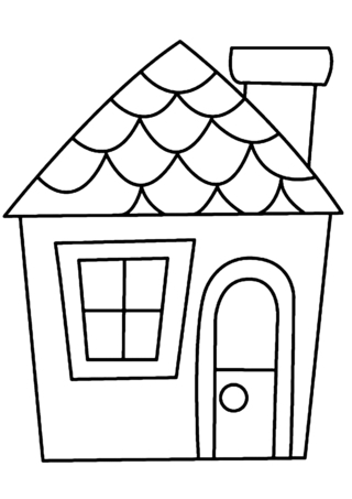 Casa 01 - Coloreados variados - Coloreables - 10doigts.com