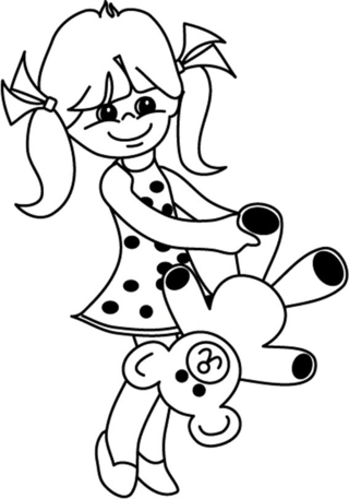 Muñeca 28 - Coloreados variados - Coloreables - 10doigts.com