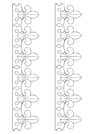Crown-03 - Holiday coloring pages - Coloriages - 10doigts.fr