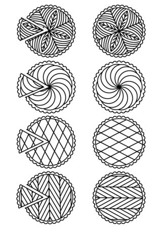 Galettes-01 - Holiday coloring pages - Coloriages - 10doigts.fr