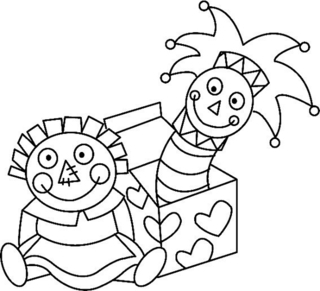 Funny Little Man 01 - Holiday coloring pages - Coloriages - 10doigts.fr