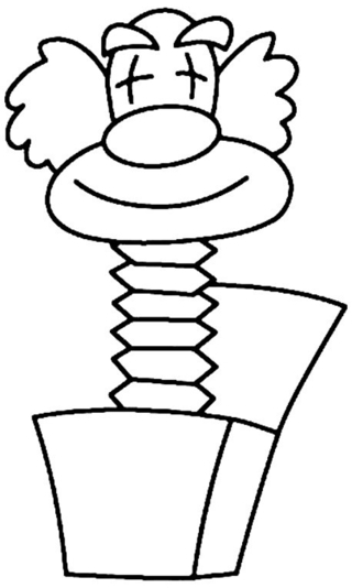 Funny Little Man 02 - Holiday coloring pages - Coloriages - 10doigts.fr