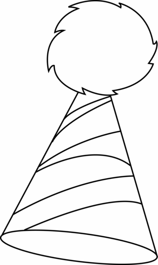 Party Hat 03 - Holiday coloring pages - Coloriages - 10doigts.fr