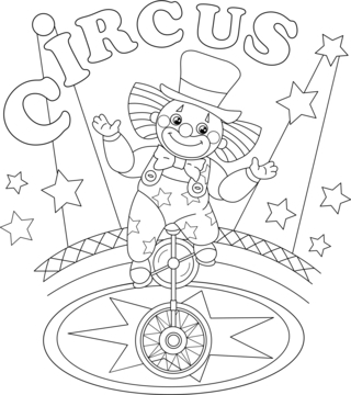 Circus4 - Holiday coloring pages - Coloriages - 10doigts.fr