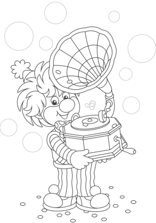 Circus6 - Holiday coloring pages - Coloriages - 10doigts.fr