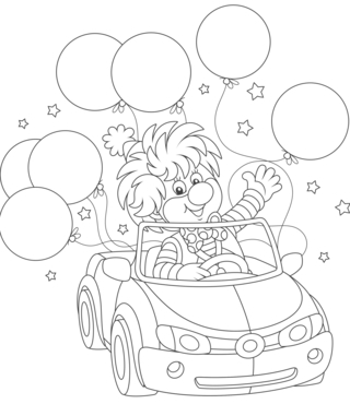 Circus7 - Holiday coloring pages - Coloriages - 10doigts.fr