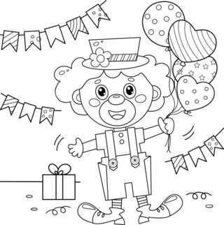 Circus9 - Holiday coloring pages - Coloriages - 10doigts.fr