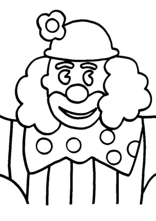 Clown 16 - Holiday coloring pages - Coloriages - 10doigts.fr